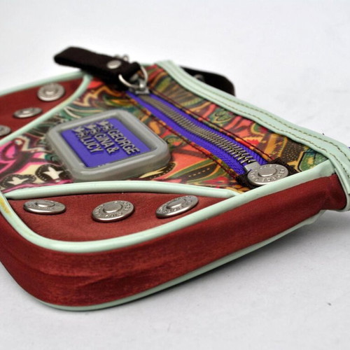 George Gina & Lucy Y2K brown clutch bag