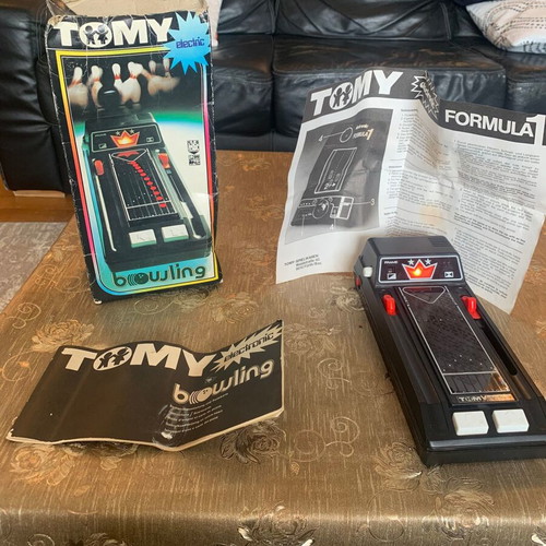 Tomy Electric Bowling винтидж колекционерска електронно-механична игра като нова