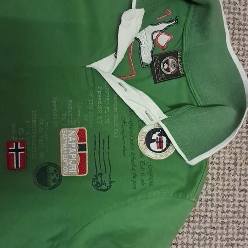 Napapijri men's green blouse like new