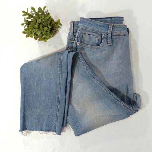 New Denim women’s high-waist skinny jeans used, light blue