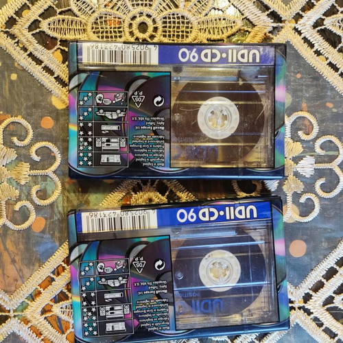 Maxell UDII-CD 90 audio cassettes new, pack of 2