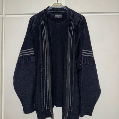 Vintage Gian Marco Sport Men's Knitted Cardigan XL Navy Blue like new