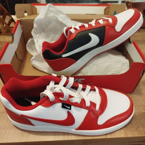 Nike athletic shoes new, size 44.5, red