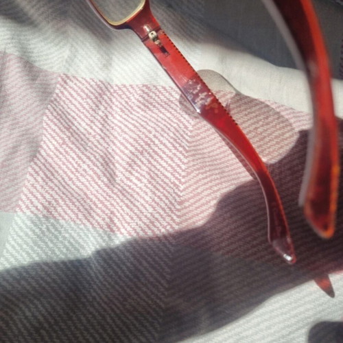 Vintage Dior eyeglasses used, red with myopia lenses