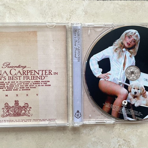 Sabrina Carpenter Man's Best Friend CD like new, pop