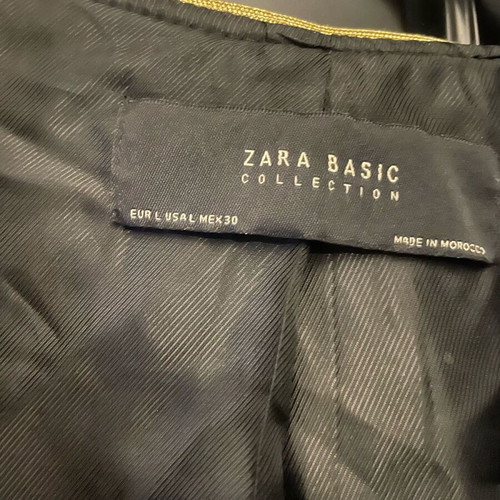 Baroque velvet jacket Zara like new, black and gold