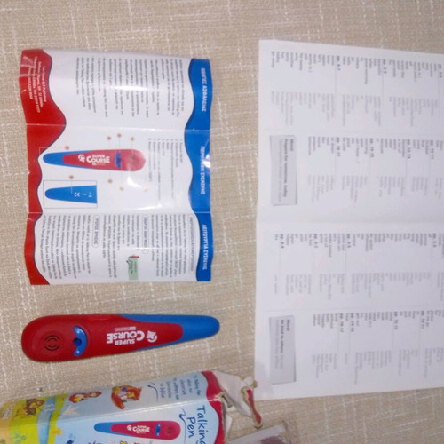 Super Course English Set Junior A & B like new with Talking Pen