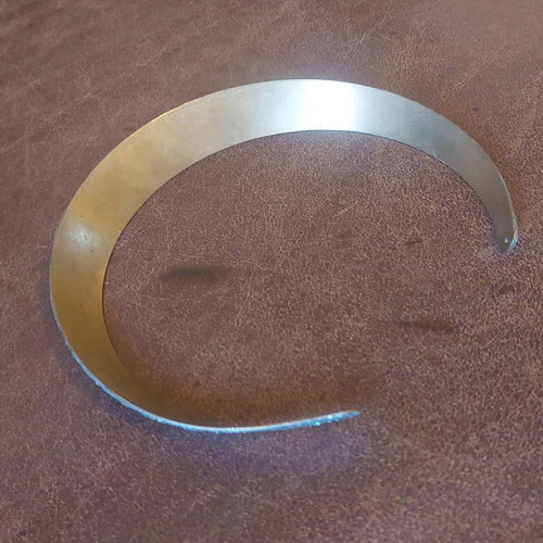 Silver choker handmade vintage used with glitter