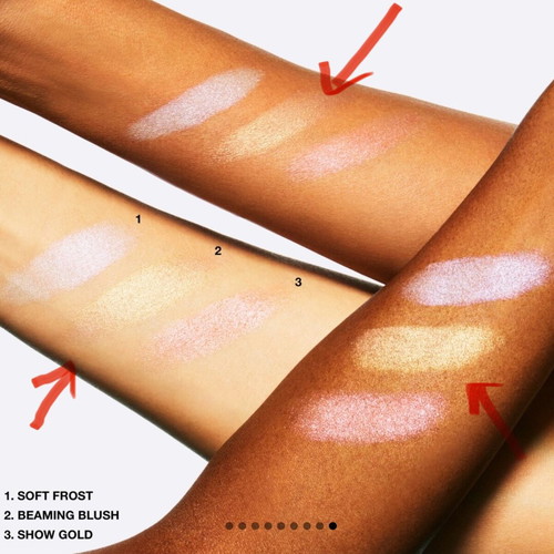 Mac Highlighter Extra Dimension Skin Finish like new, shade Beaming Blush