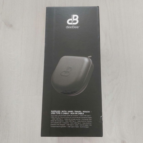 DeeBee dB-Pulse Black wireless headphones new, Bluetooth 5.2, Hybrid ANC