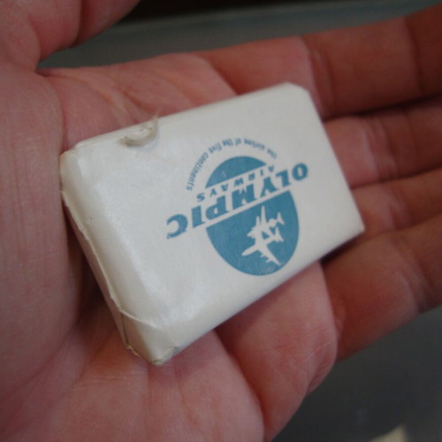 Olympic Airways soap bars rare, like new, set of 2