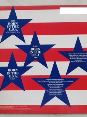 BRUCE SPRINGSTEEN - BORN IN THE U.S.A. ( 1984 ) -  VINYL / 12'' MAXI SINGLE / 45 RPM