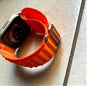 Πορτοκαλί Λουράκι smartwatch Alpine Apple Watch  42 mm 44 mm 45 mm 49mm
