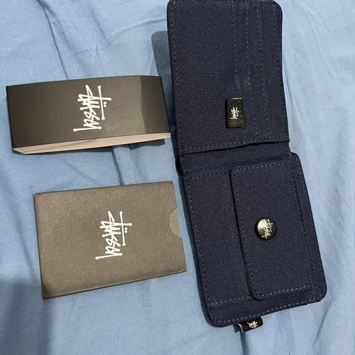 Men's wallet, blue