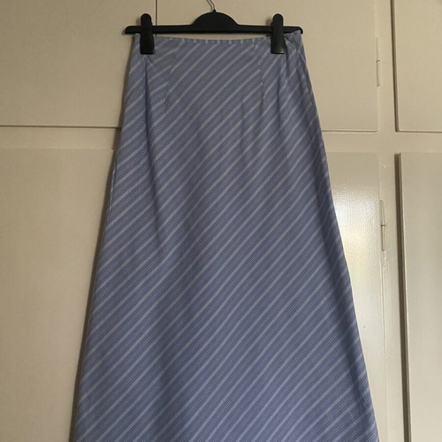 Mango set with asymmetric top and midi skirt like new, XS