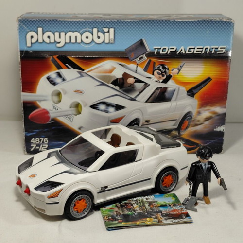 Playmobil 4876 Top Agents Super Vehicle used, with box