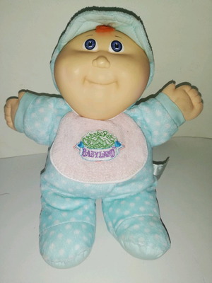 Λαχανοπαιδο Babyland κούκλα μεταχειρισμένη με λεκέ στο αριστερό πόδι