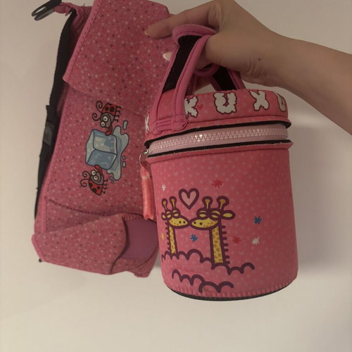 Laken Food Thermos with Stroller Organizer bag like new
