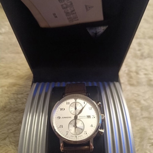 Junkers Pilot Watch like new with leather strap