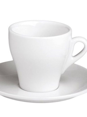 Porcelain cappuccino cup conical 200ml without saucer new