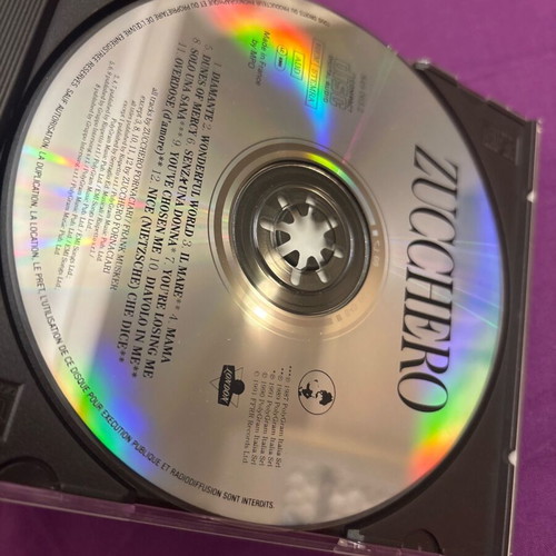 Zucchero CD like new, classical music, 12 songs