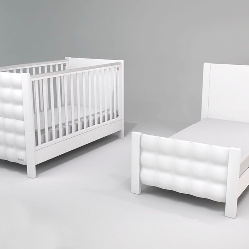 Casababy Eden baby cot-bed 140x70cm like new with latex mattress