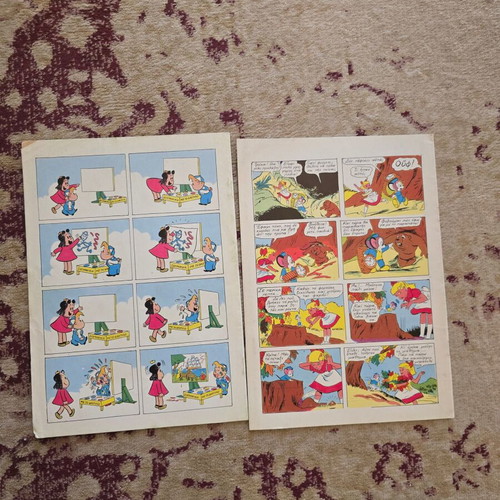 Comic set from the 70s used