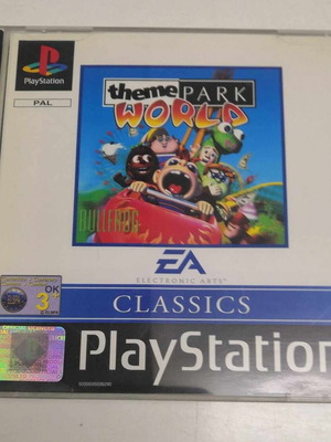Theme Park World PlayStation 1 употребявана, пълна с книжка