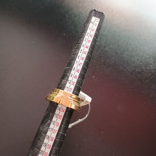 Gold rings new, 5 sizes 53, 54, 55, 57, 60, set of 10 pieces