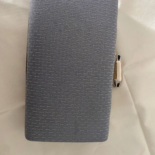 Clutch bag blue like new, handheld