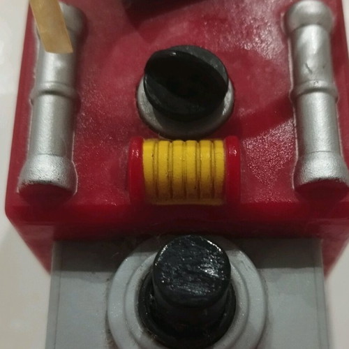 Fire truck used with small toy set
