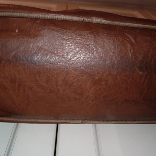 Fred Perry brown crossbody bag used, synthetic leather