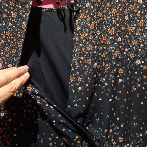 Pepe Jeans dress size XL lined with elastic waist and back cut