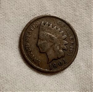 Ινδιάνος 1 σεντ ΗΠΑ 1901