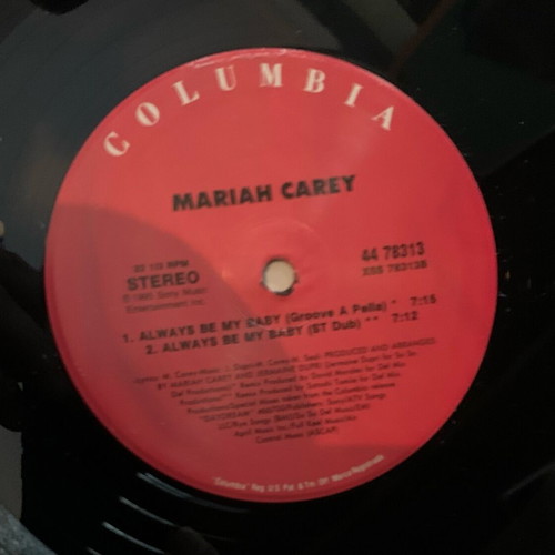 Mariah Carey Always Be My Baby 12" maxi single like new