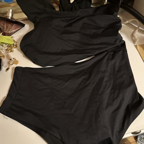One-piece swimsuit black like new
