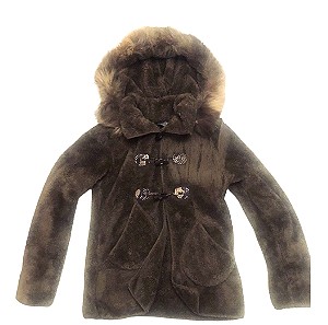 Teddy bear jacket with hood