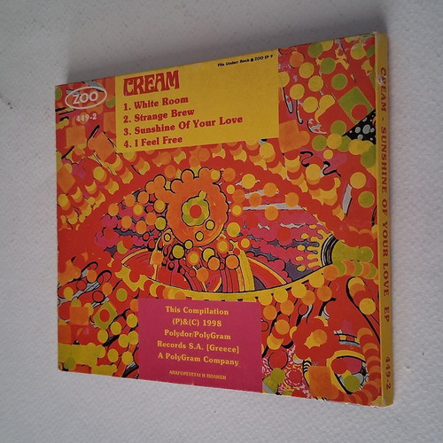 Cream Sunshine Of Your Love CD used, rock