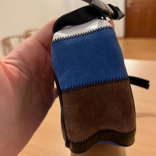 By Far leather mini bag new, multicolor handheld