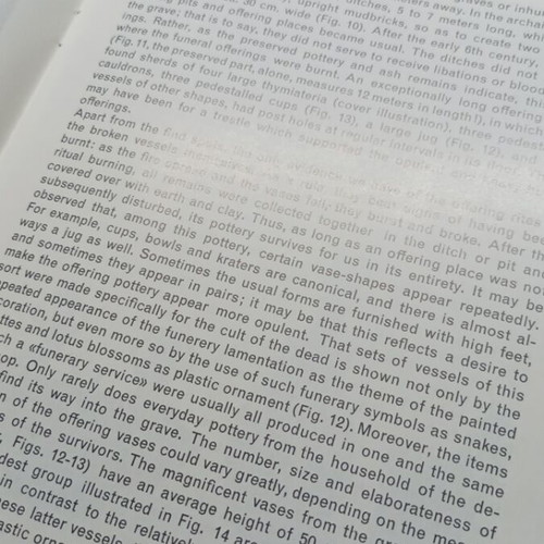 The Archaic Cemetery book like new 1973