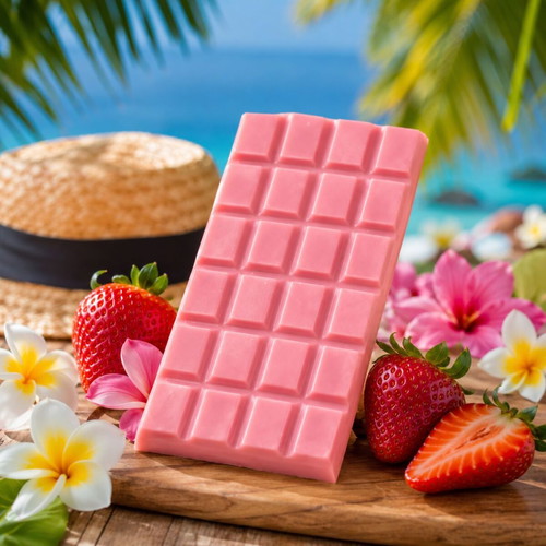 Wax Melts Set with Chocolate Bars in Two Scents and Colors