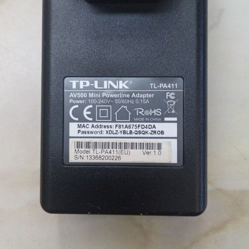 TP-Link TL-PA411 Powerline Adapter like new, AV500 Mini