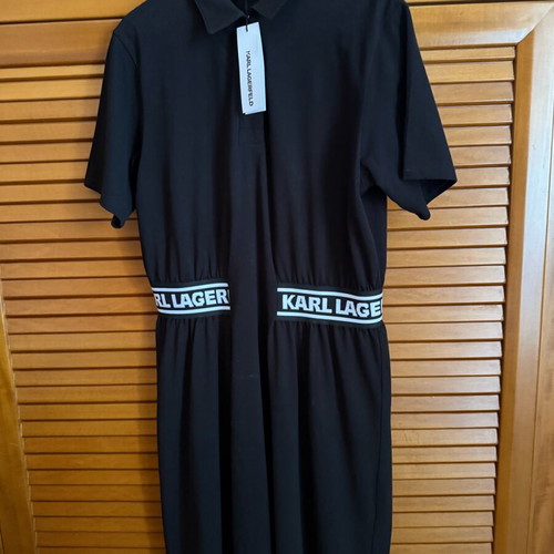 Karl Lagerfeld summer dress like new, black and white, XL