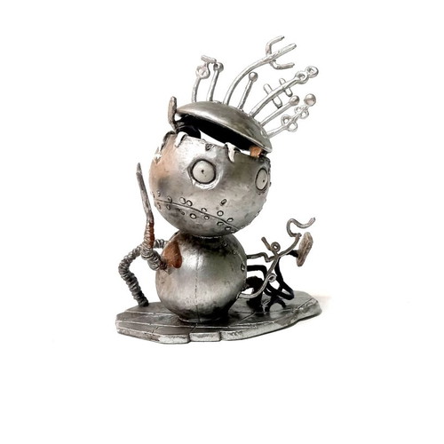 Tim Burton's Tragic Toys Robot Boy figure like new