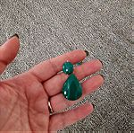  ψεύτικα σκουλαρίκια χρώματος πράσινου
