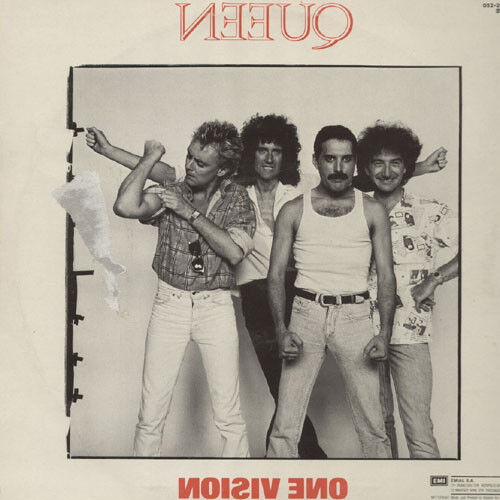 Queen One Vision vinyl record used, metal