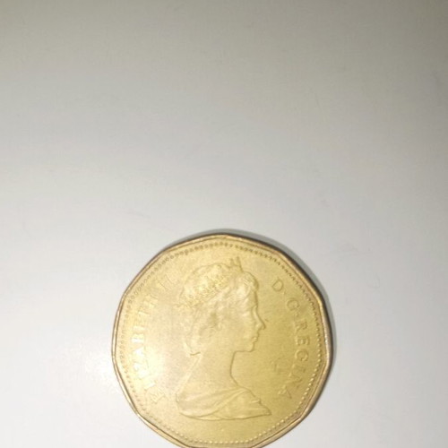 Canadian dollar 1987 used with Elizabeth