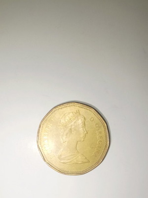Canadian dollar 1987 used with Elizabeth