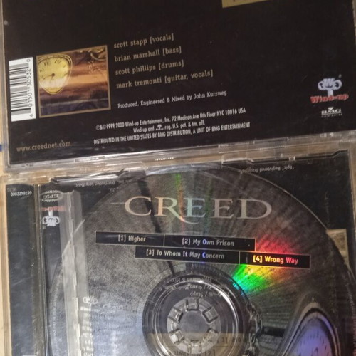 Creed Human Clay CD and Higher CD single used