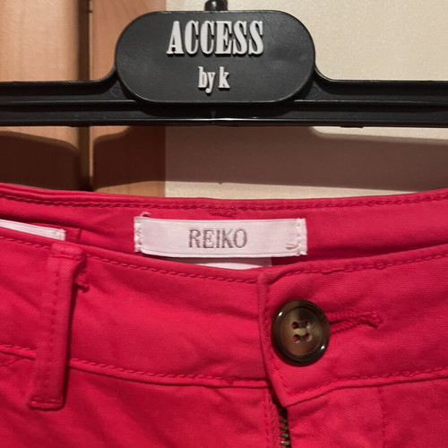 Reico chino pants like new, red, size S